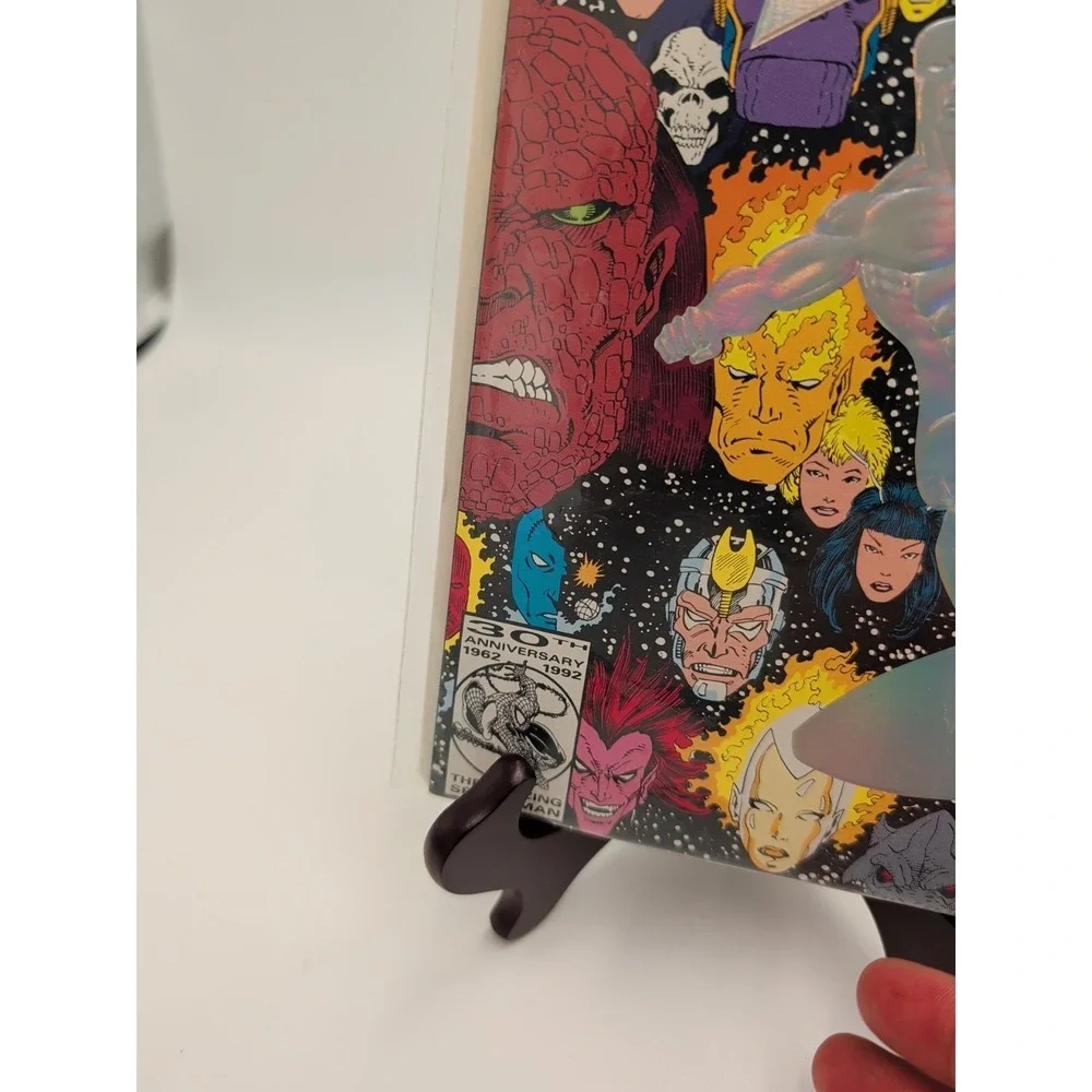 Silver Surfer 75 Marvel Comics 1992 The Herald Ordeal Hologram‎ Cover Ron Lim